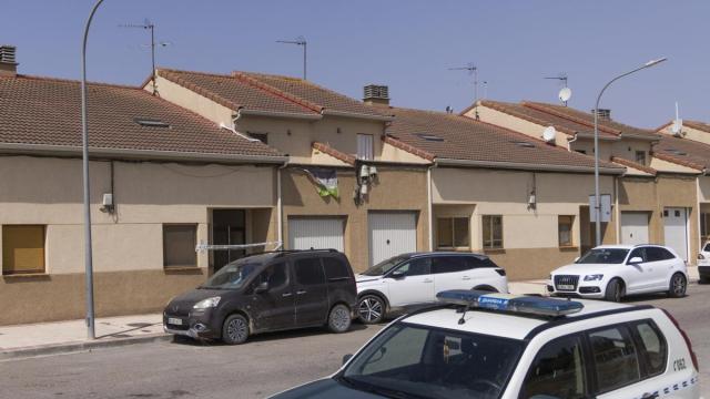 Domicilio de los fallecidos en Tauste (Zaragoza).