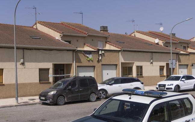 Domicilio de los fallecidos en Tauste (Zaragoza).