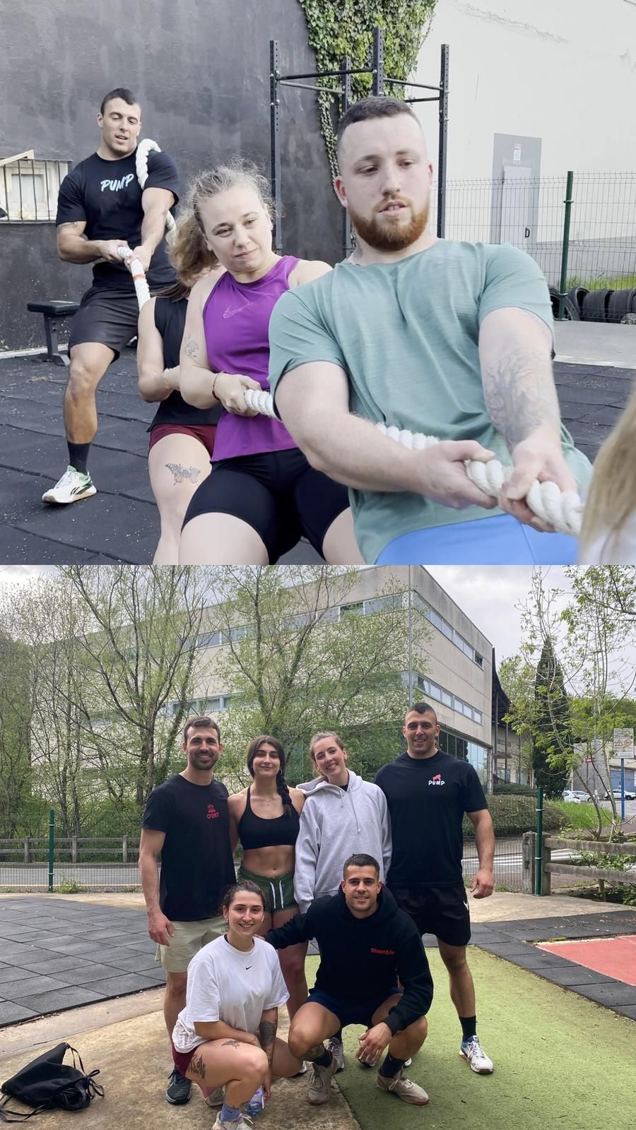 Lezoko eta Errenteriako taldeak