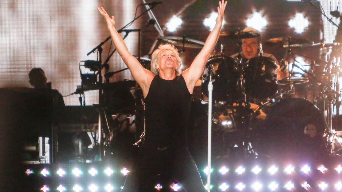 Bon Jovi, en un concierto.
