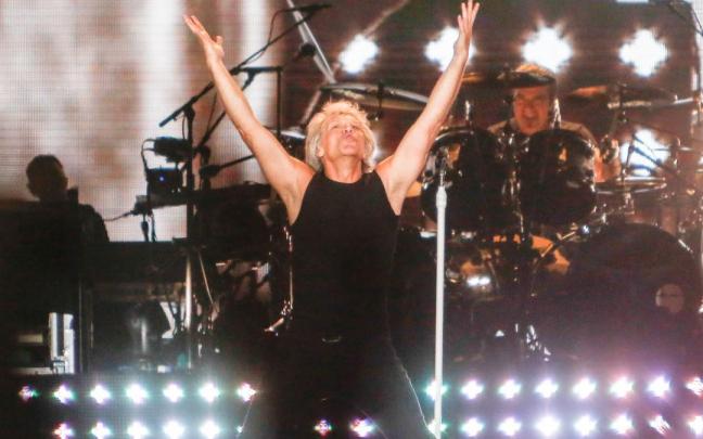 Bon Jovi, en un concierto.