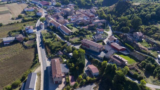 Vista aérea de Bernedo.