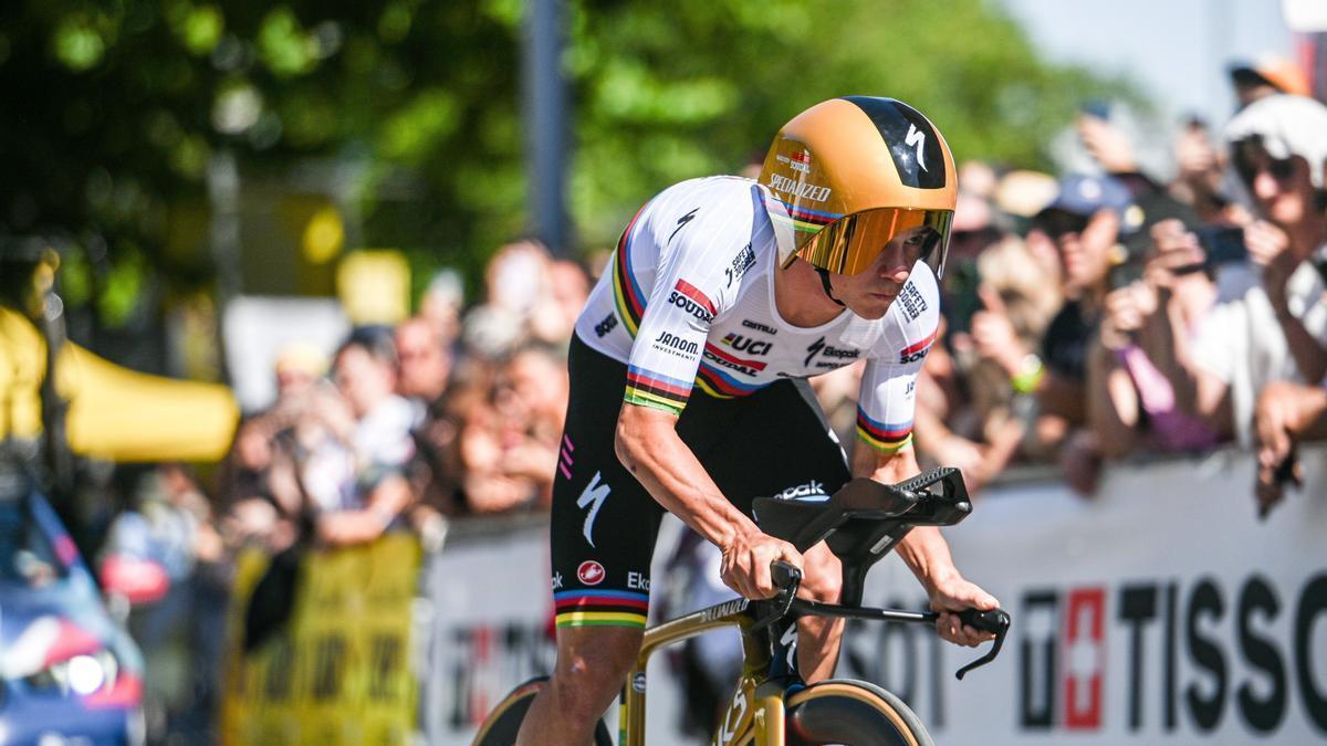 Remco Evenepoel, vencedor de la crono.