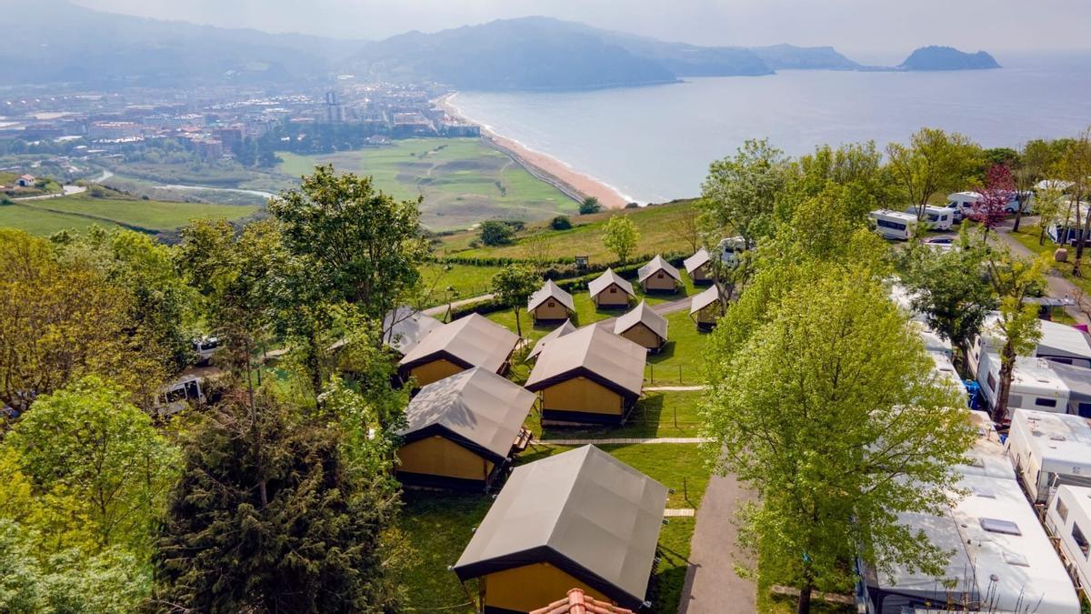 Camping de Zarautz.