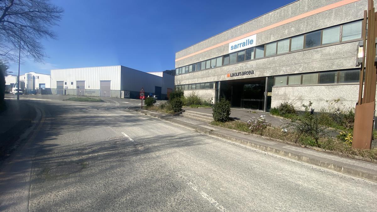Polígono Industrial de la estación de Zumaia.