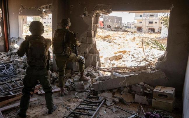 Soldados israelíes en la Franja de Gaza. / EP Soldados israelíes en la Franja de Gaza.