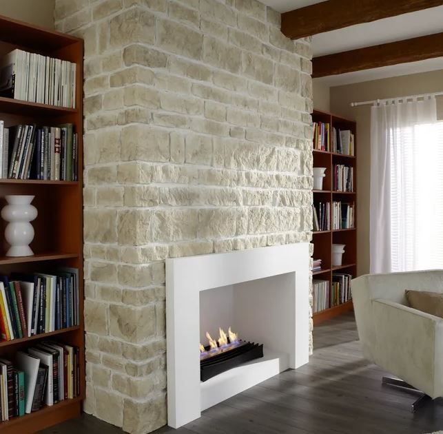 Revestimiento de piedra Ardennes multiformato Sahara Creme