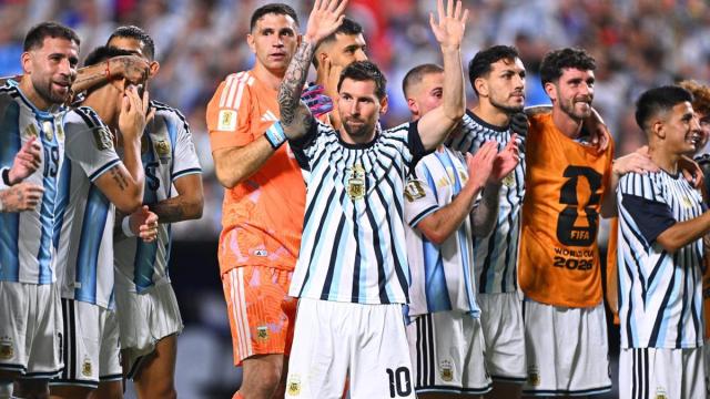 Messi, en el partido ante Algeria.