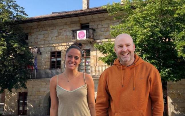 Iskander Sagarminaga como pregonero de fiestas