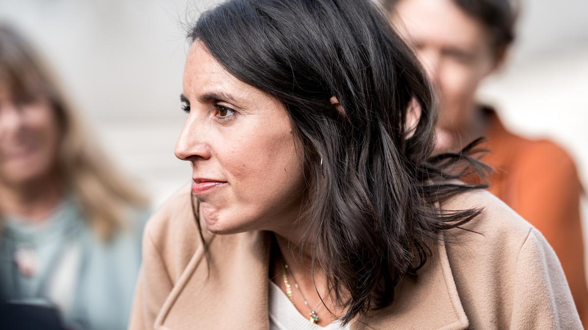 La secretaria general de Podemos, Irene Montero.