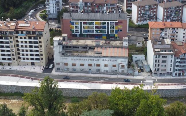 El edificio Olaran, ubicado en el barrio Ezkiaga de Beasain. / Ayuntamiento de Beasain El edificio Olaran, ubicado en el barrio Ezkiaga de Beasain.