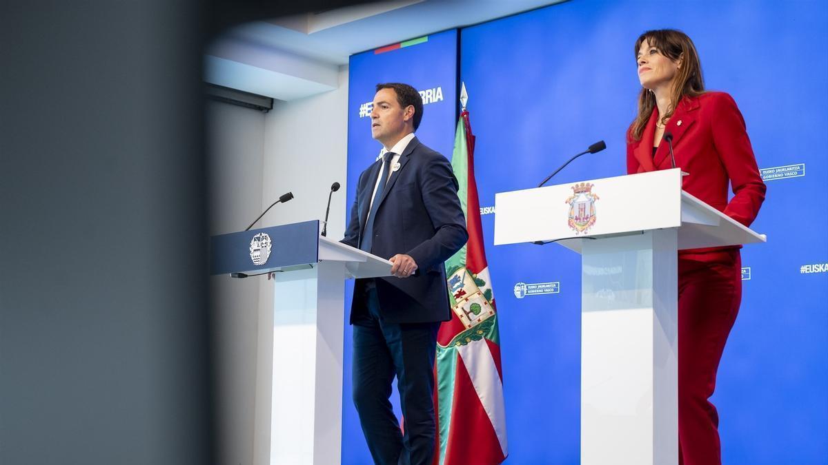 Imanol Pradales y Maider Etxebarria