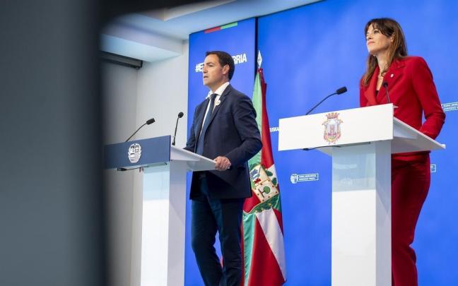 Imanol Pradales y Maider Etxebarria