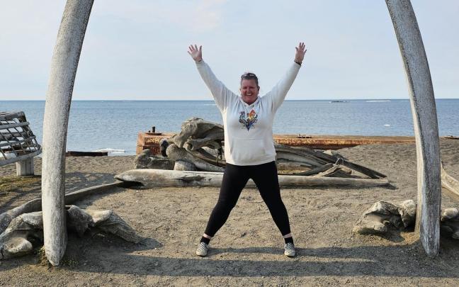 Nancy Ann Haker dio a luz a Lia en 2006.