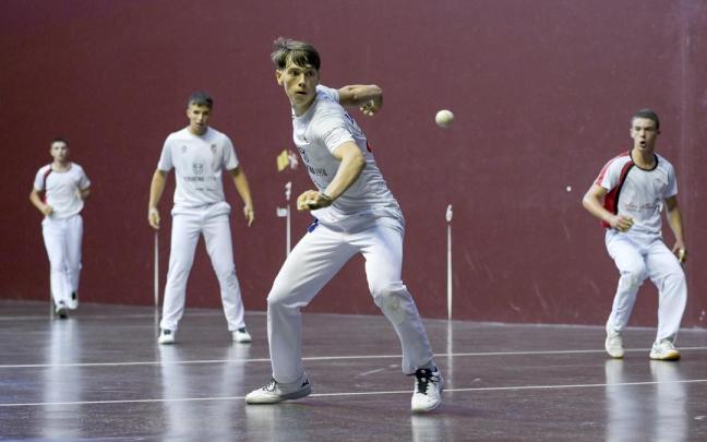 En imágenes: Leitza, a la final del Interpueblos de Euskal Herria tras derrotar a Markina-Xemein en Zumarraga.