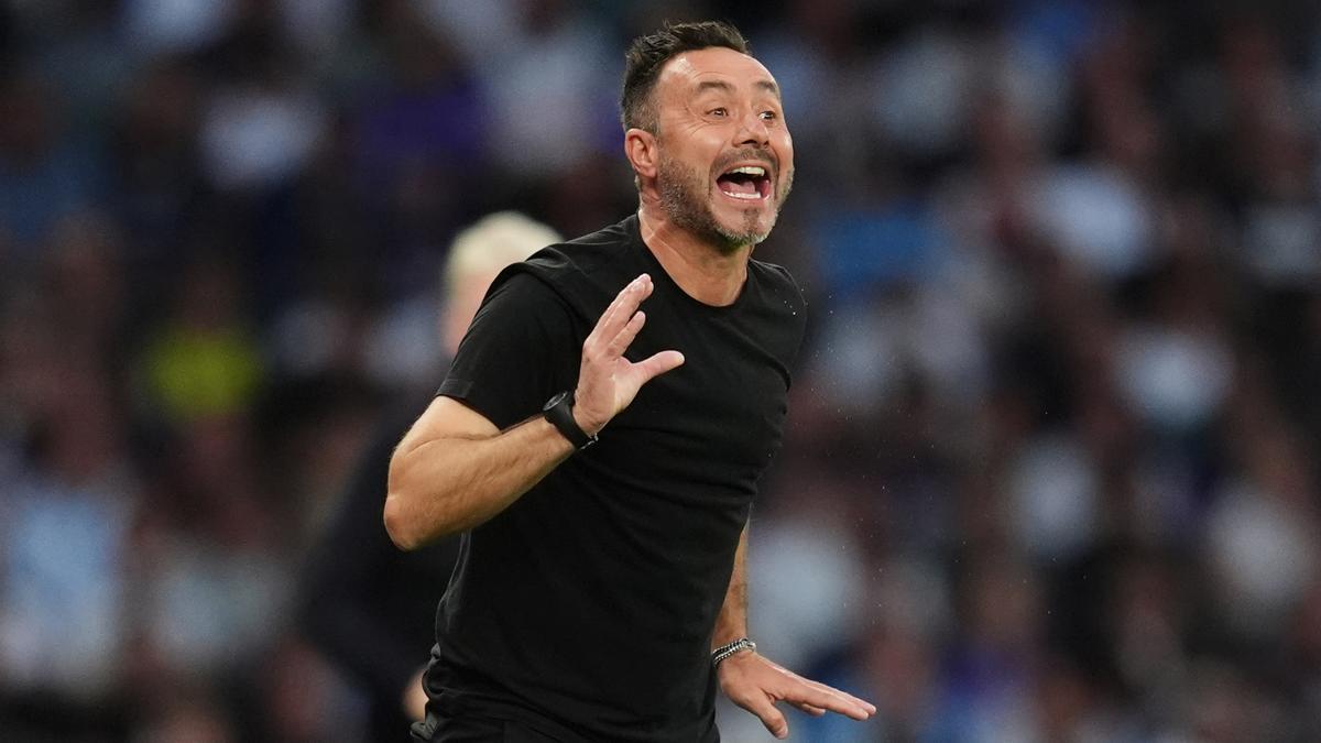 Roberto de Zerbi, técnico del Tottenham.