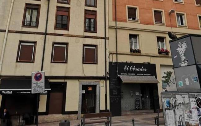 Entrada a la calle Barrancal de Vitoria