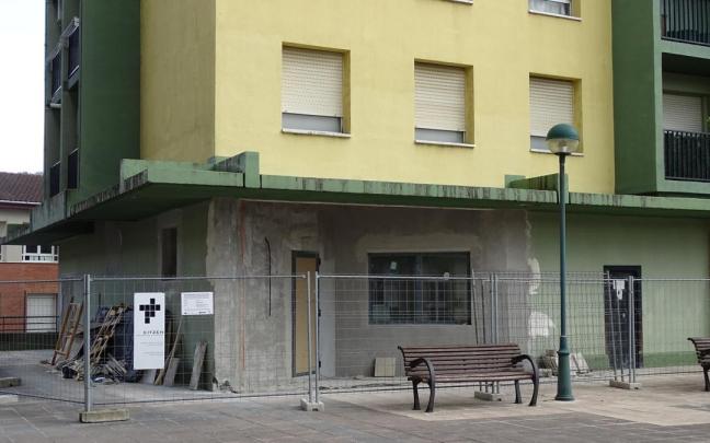 La nueva quesería que se está construyendo en Ordizia.