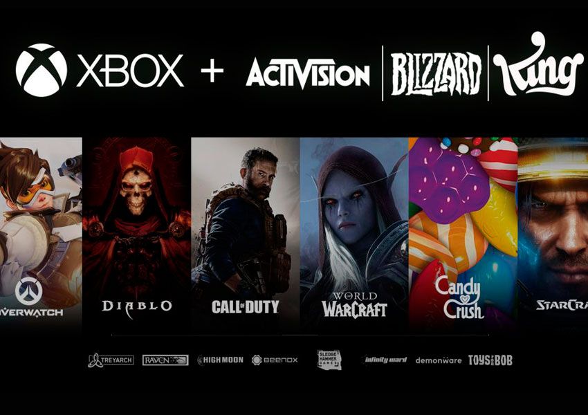 Algunas de las franquicias que pertenecen a Microsoft tras la compra de Activision Blizzard.