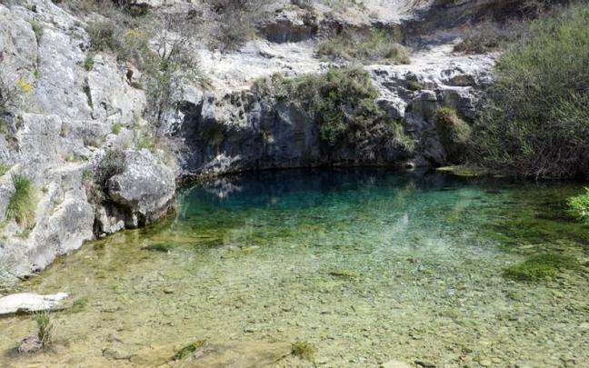 El Pozo Azul de Covanera. El Pozo Azul de Covanera.