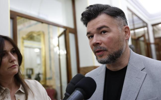 El diputado de ERC, Gabriel Rufián.