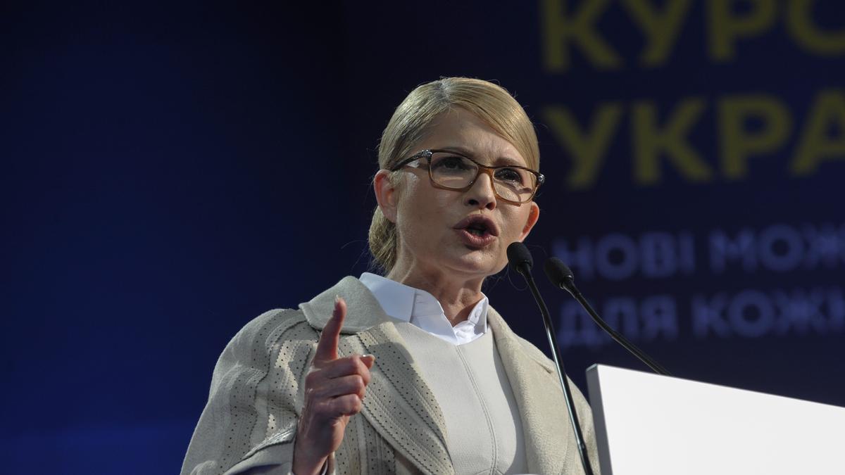 La ex primera ministra ucraniana Yulia Timoshenko