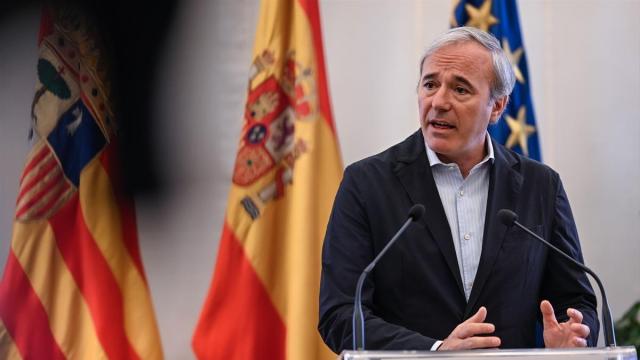 El presidente de Aragón, Jorge Azcón, del PP.