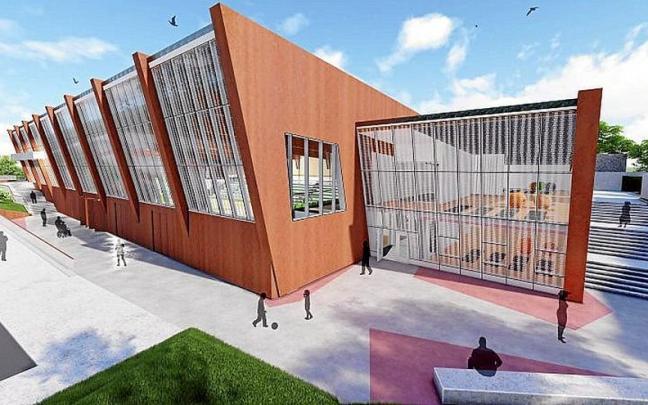 Infografía del polideportivo Urgozo. | FOTO: ZORNOTZAKO UDALA