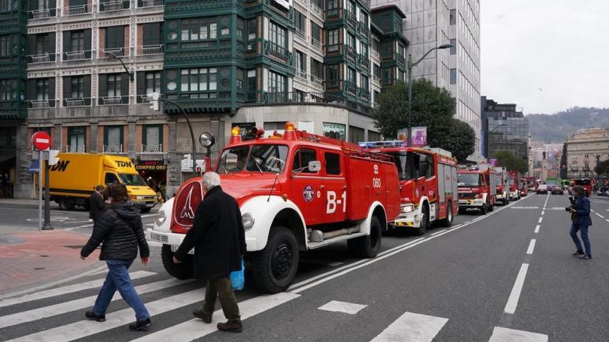 Los bomberos de Bilbao celebran su día