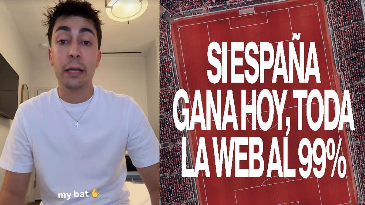 El youtuber prometió que aplicaría un descuento del 99% si el combinado de Luis de la Fuente ganaba la Copa del Mundo.