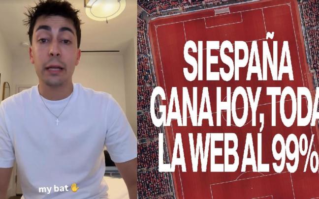 El youtuber prometió que aplicaría un descuento del 99% si el combinado de Luis de la Fuente ganaba la Copa del Mundo.