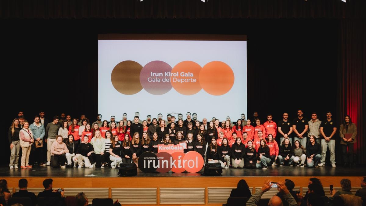 Foto de la Irungo Kirol Gala, que tuvo lugar ayer en Ficoba.