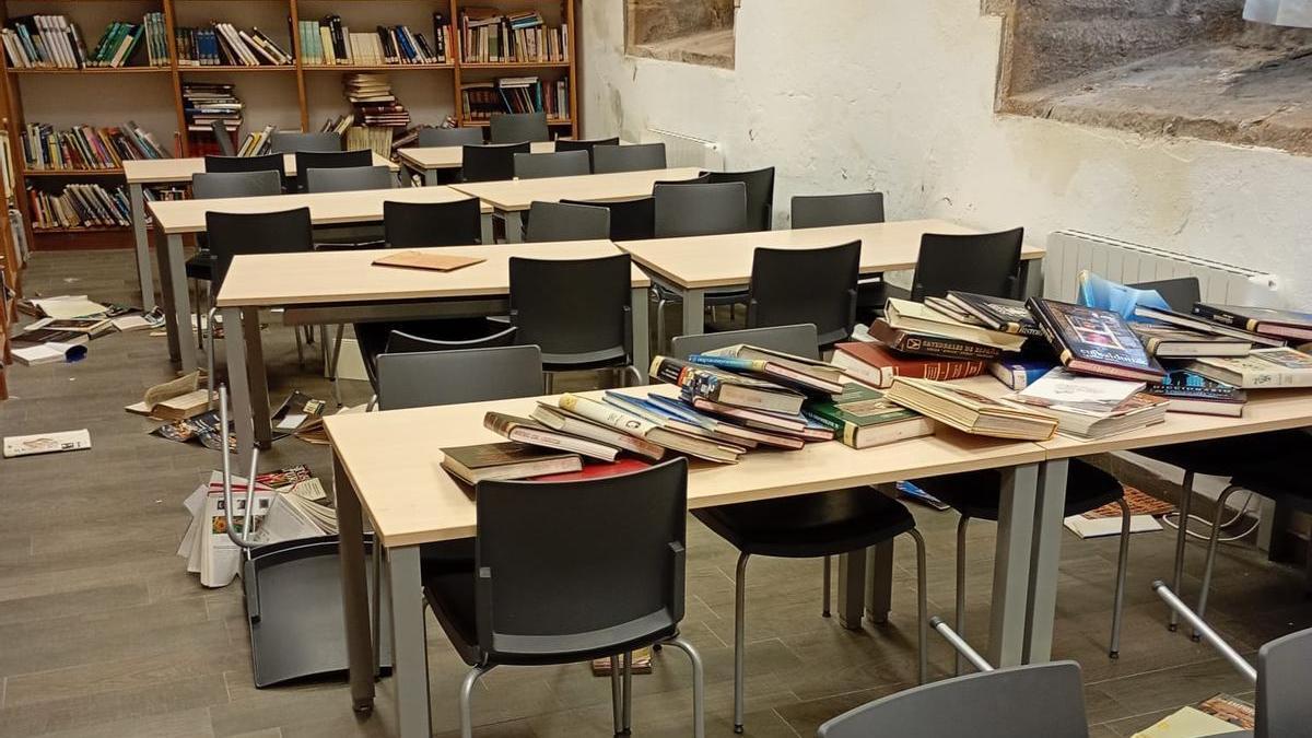 Incidentes en el Palacio Barrena de Ordizia.