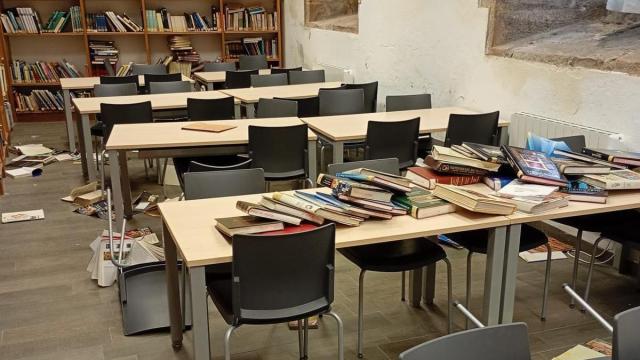 Incidentes en el Palacio Barrena de Ordizia.