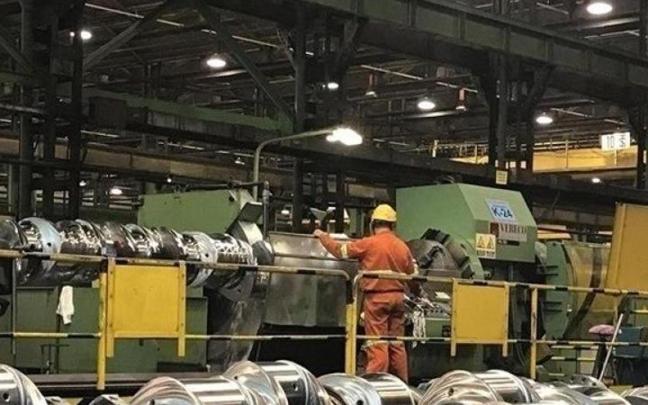 Operario en una empresa