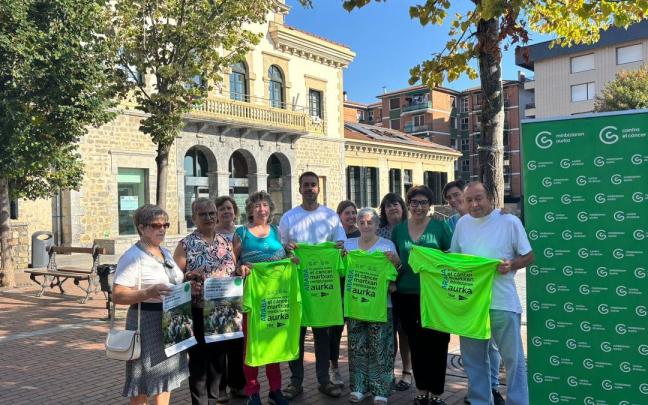 Presentación de la VI Marcha contra el cáncer en Amurrio