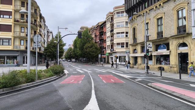 Paseo Colón de Irun, que estará dentro del perímetro de la ZBE