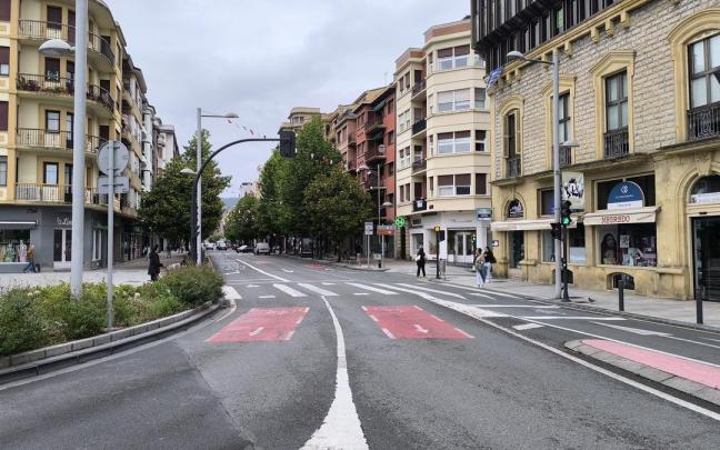 Paseo Colón de Irun, que estará dentro del perímetro de la ZBE