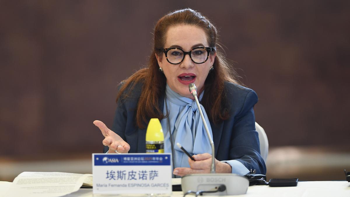 María Fernanda Espinosa.