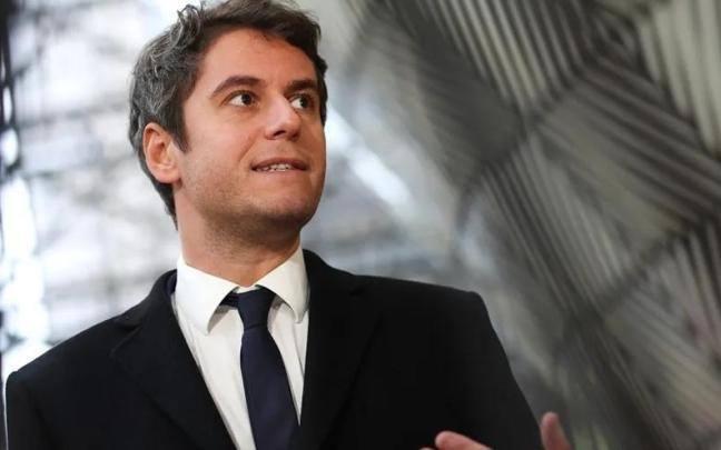 El dimitido primer ministro francés, Gabriel Attal