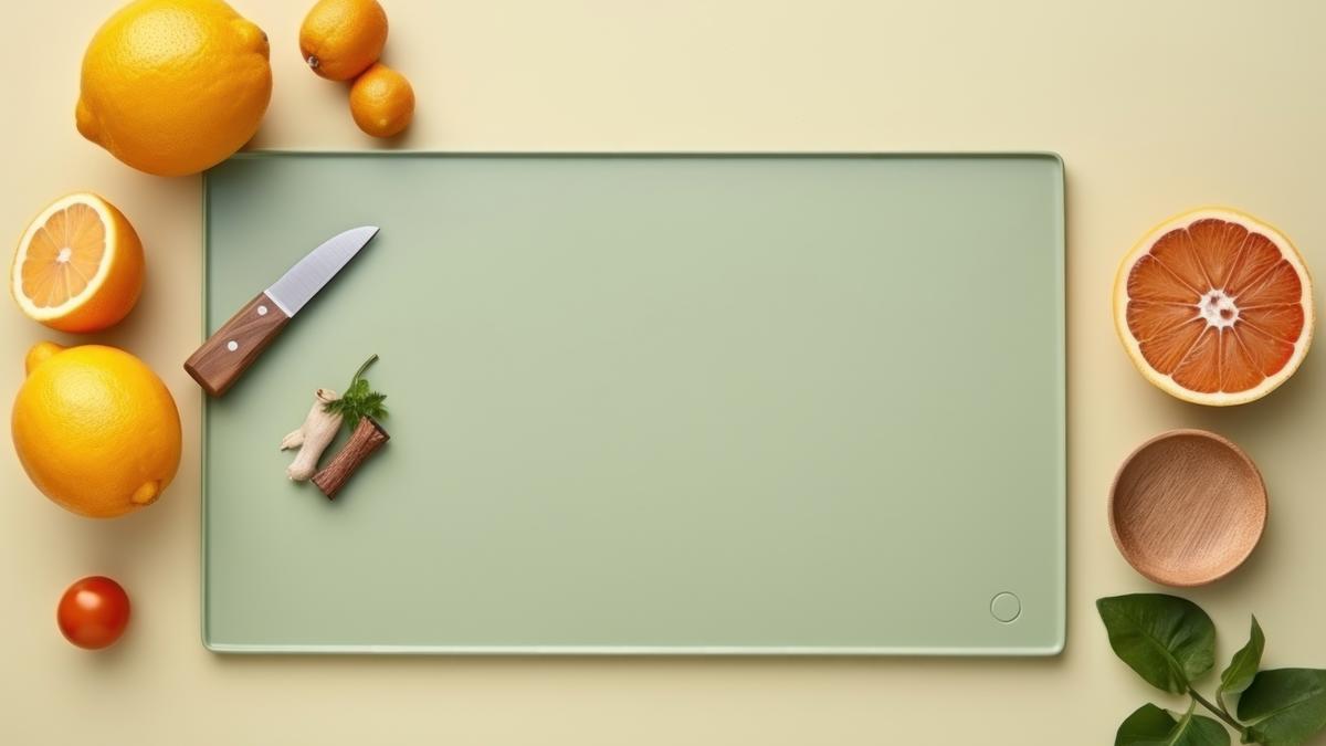 Las tablas de vidrio templado son una opción higiénica y fácil de limpiar.