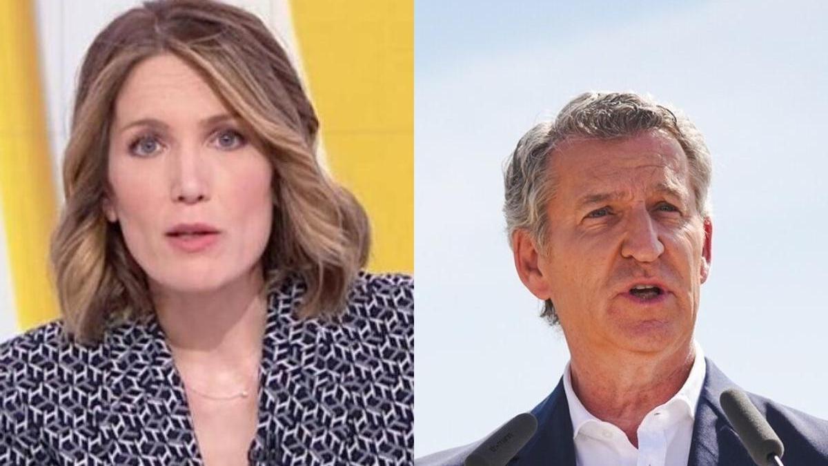 Silvia Intxaurrondo y Alberto Núñez Feijóo