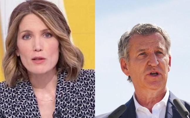Silvia Intxaurrondo y Alberto Núñez Feijóo