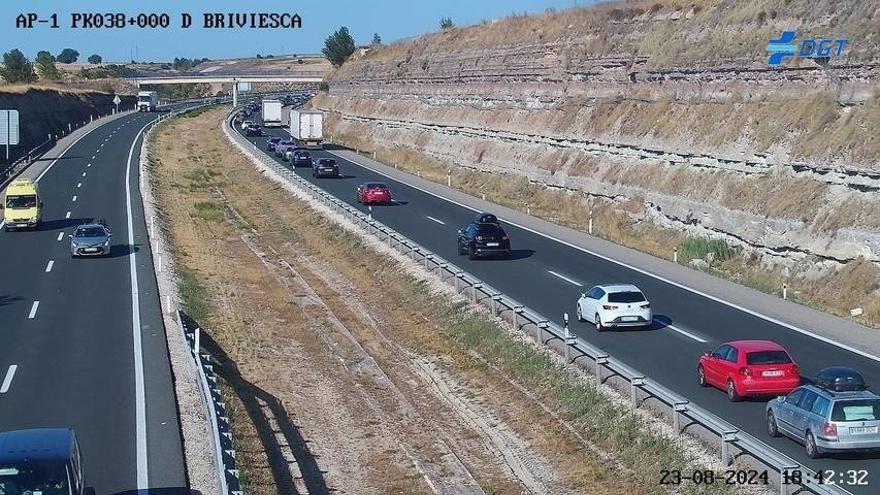 Imagen de archivo de la AP-1 a la altura de Briviesca (Burgos).