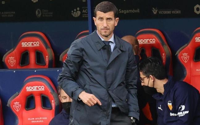 El técnico navarro Javi Gracia. El técnico navarro Javi Gracia.