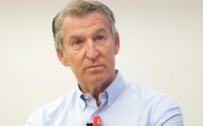 El presidente del Partido Popular, Alberto Núñez Feijóo