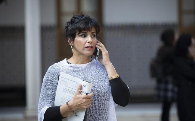 La portavoz de Adelante Andalucía, Teresa Rodríguez.