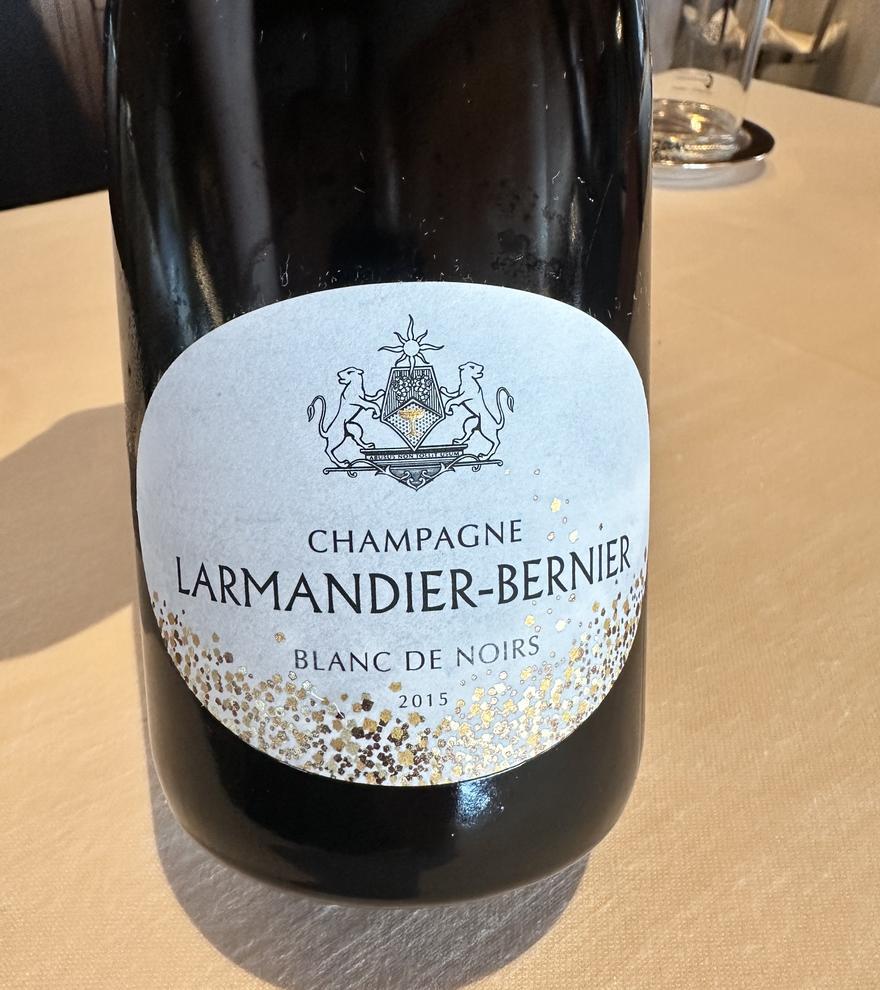 El champagne Larmandier Bernier.