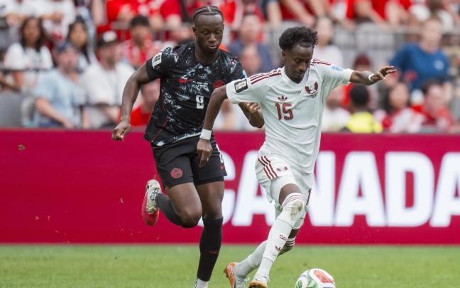 Koné en una jugada contra el equipo candiense.