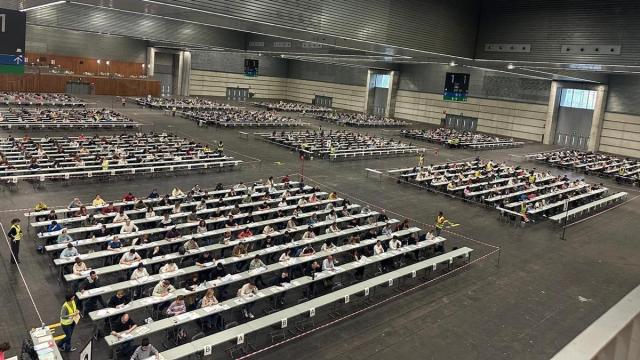 Un examen en el BEC, en Barakaldo. / Irekia Un examen en el BEC, en Barakaldo.